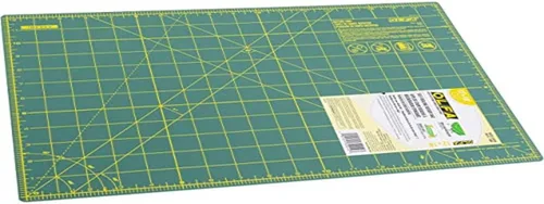 Vista 3 de Self-healing, triple-layer, double-sided grid, rotary cutter safe - Small-scale quilting - Quilters and Crafters Verde