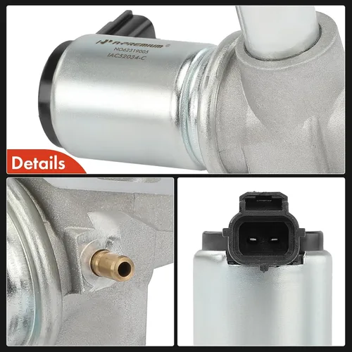 Vista 7 de A-Premium Válvula de Control de Aire de Ralentí de Inyección de Combustible IAC - V8 4.6L - Compatible con Ford, Lincoln y Mercury - 96-01 - Crown