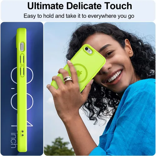 Vista 426 de MOCCA - Funda magnética resistente para iPhone XR de 6.1 pulgadas, compatible con MagSafe, funda con protección contra caídas de grado militar