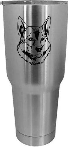 Vista 457 de Cairn Terrier - Vaso grabado con temática de perro, 30 onzas