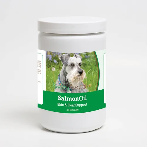 Vista 305 de Healthy Breeds Affenpinscher - Masticables suaves de aceite de salmón, 90