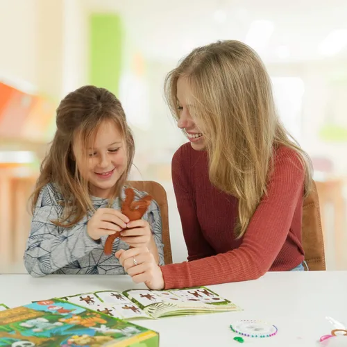 Vista 8 de Craftorama Kit de costura para niños, divertido y educativo juego de manualidades de animales para niños y niñas de 7 a 12 años, kit de manualidades