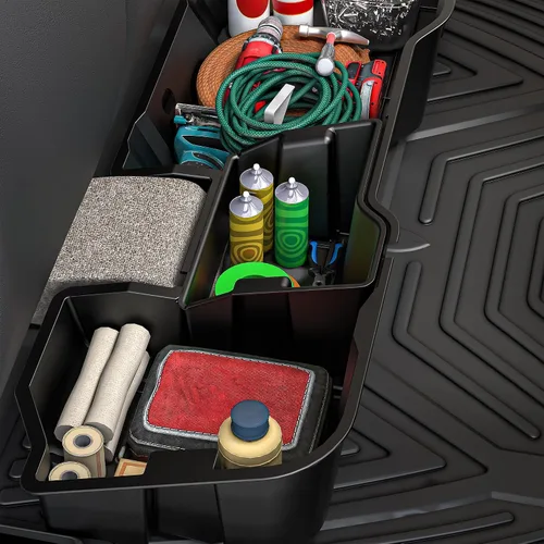 Vista 6 de OEDRO Caja de almacenamiento debajo del asiento compatible con Chevy