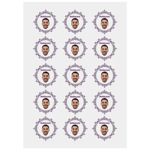 Vista 11 de Cara personalizada tatuaje temporal impermeable mirada real personalizado tatuaje pegatinas boda fiesta cumpleaños mejor regalo