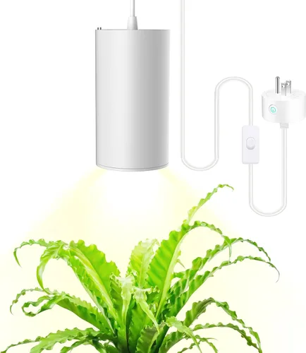 Vista 9 de STERREN Luz de Cultivo para Plantas, Lámpara Colgante LED para Plantas de Interior, Luces de Crecimiento de Espectro Completo con Cable
