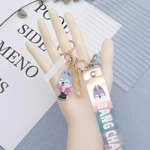 Vista 6 de G-Ahora 2pcs Stray Keychain Keyring Stray Gift Set