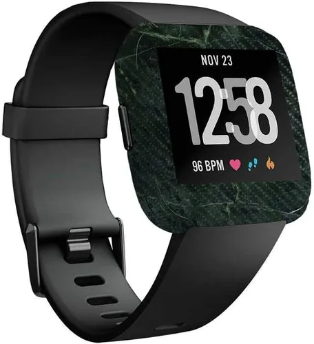 Vista 17 de MightySkins Piel de Fibra de Carbono para Fitbit Versa – Madera abstracta Protectora y duradera Acabado de fibra de carbono texturizada Fácil