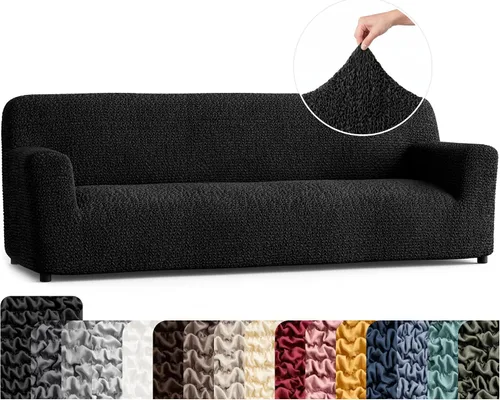 Vista 40 de PAULATO BY GA.I.CO. Funda para Silla - Funda para Sillón - Funda para Sillón - Funda de Tela Suave - Protector de Muebles Elegante de Ajuste Ceniza