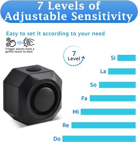 Vista 4 de NineLeaf Alarmas de bicicleta para bicicletas eléctricas, alarma de bicicleta con control remoto, alarma antirrobo de bicicleta de 110 dB, sistema