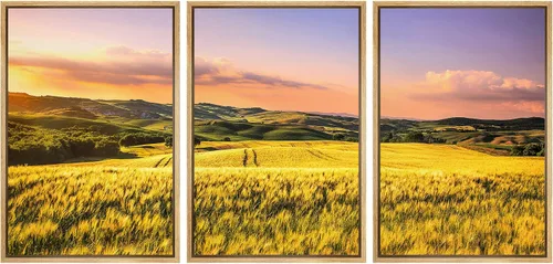 Vista 29 de wall26 Lienzo enmarcado para pared, juego de arte de selva, rana, hoja de palmera, naturaleza, desierto, arte moderno, realismo, decorativo