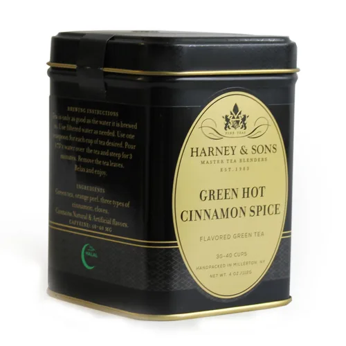 Vista 2 de Harney and Sons Green Hot Cinnamon- Hoja suelta 4 onzas