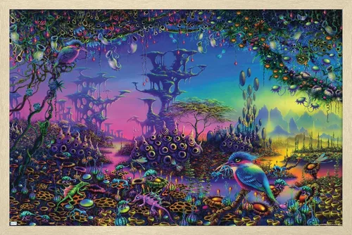 Vista 7 de Trends International Danny Flynn - Riverside Wall Poster, 22.4L x 14.7W, Barnwood Framed Version Versión enmarcada Barnwood