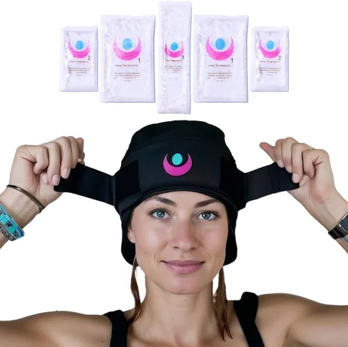 Vista 3 de 5 paquetes de gel extra de grado terapéutico para Icekap Migraine Cold Cap