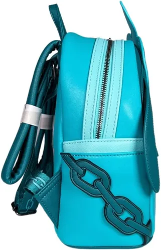 Vista 3 de Loungefly Goofy Christmas Carol Jacob Marley World 1-1 Games - Mini mochila exclusiva, Azul Teal, Moda