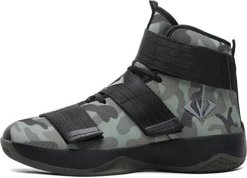 Vista 2 de MAUGELY Zapatos de baloncesto transpirables para hombres y mujeres, para estudiantes, deportes, uso casual, al aire libre, antideslizantes