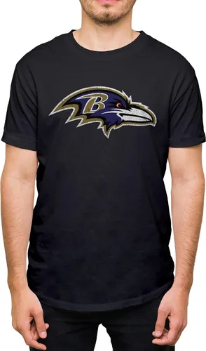 Vista 22 de Hybrid Sports NFL - Distressed Team Logo - Officially Licensed Adult Short Sleeve Fan Tee for Men & Women