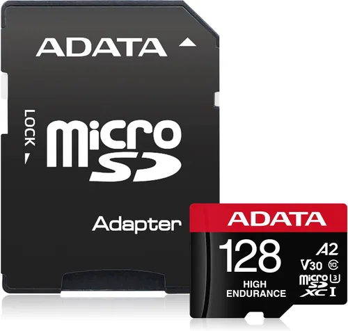 Vista 2 de ADATA MICROSD 128GB CL10 UHS-I U3 V30S 100/80MBPS + adaptador SD