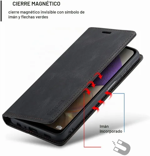 Vista 4 de japezop - Funda tipo cartera para Samsung Galaxy A32 5G/M32 5G con bloqueo