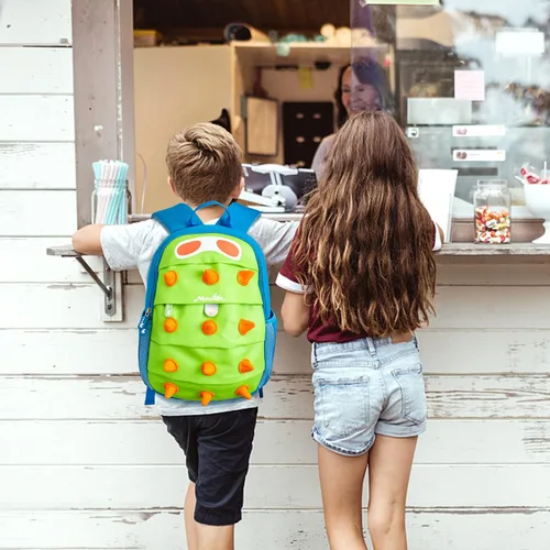 Vista 7 de NOHOO Mochila para niños pequeños, mochila impermeable para niños, divertida mochila de viaje de dinosaurio para niños y niñas (de 3 a 8 años)