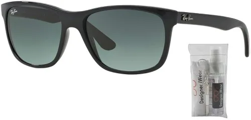 Vista 2 de Ray-Ban RB4181 Sunglasses For Men For Women BUNDLE with Designer iWear Complimentary Eyewear Care Kit
