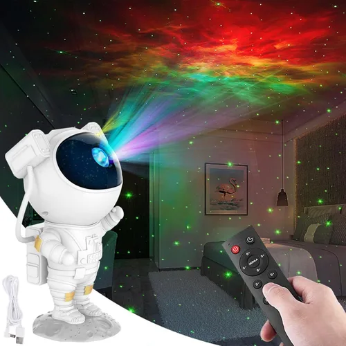 Vista 10 de Proyector de estrellas con luz de galaxia, proyector de luz nocturna de abeja y galaxia, proyector de luz de techo de estrella con control remoto