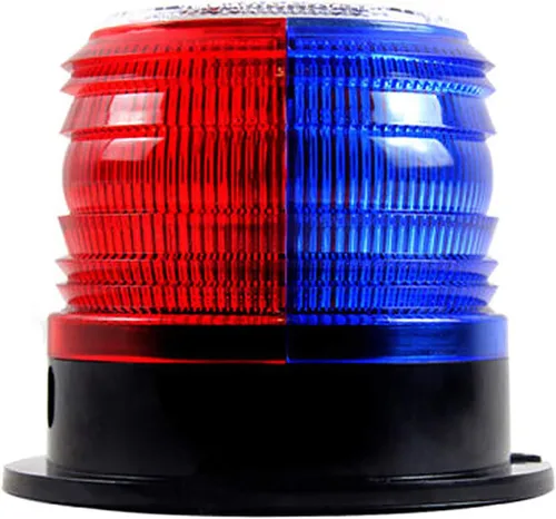 Vista 12 de Luz Estroboscópica Solar de Advertencia de Seguridad Intermitente/Luz Estroboscópica de Techo, con Base Magnética Fuerte Impermeable para 4 piezas