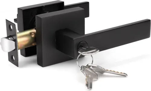 Vista 138 de KNOBWELL - Juego de cerradura con 1 picaporte resistente para puertas de una cara, ideal para puertas interiores reversibles, 0.93 libras