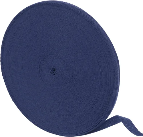 Vista 66 de uxcell Cinta de sarga de algodón de 50 yardas, cinta de espiga de 3/8 pulgadas para coser ropa, manualidades (azul)