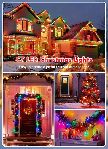 Vista 6 de Brightown - Bombilla LED C7 de repuesto para tira de luces de Navidad