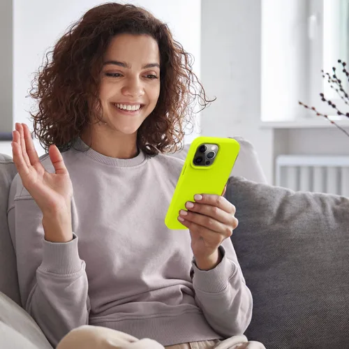 Vista 7 de Vooii Funda compatible con iPhone 12/12 Pro, silicona líquida de grado de piel de bebé, cuerpo completo, carcasa protectora delgada con bordes