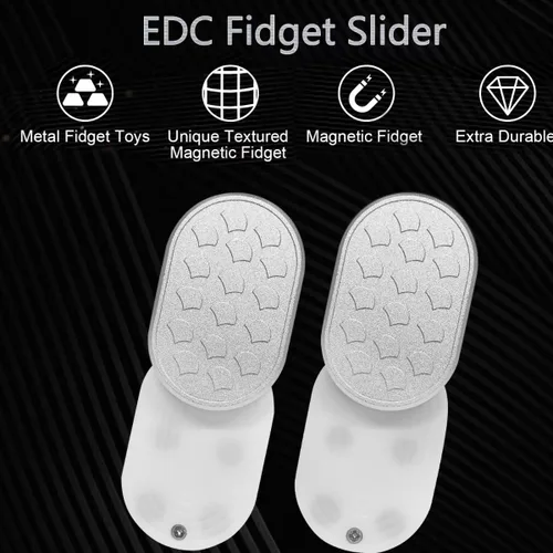Vista 3 de OBEST Ginkgo biloba - Deslizador mecánico de reencarnación, juguete para ansiedad EDC, módulo de posición infinita, deslizador EDC de teflón súper