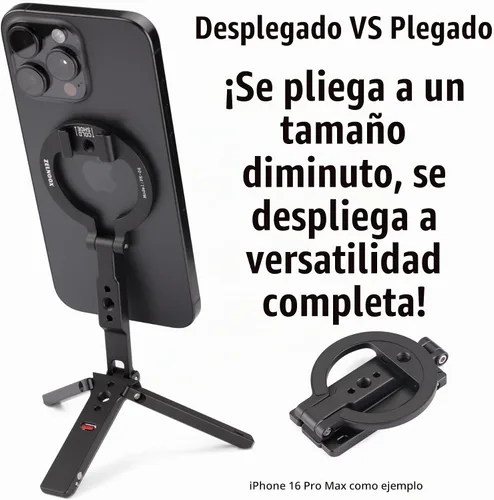 Vista 7 de Trípode magnético para iPhone - para soporte de teléfono MagSafe a presión