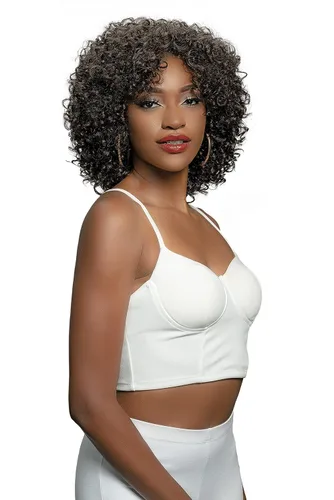 Vista 3 de Janet Collection Peluca rizada natural de Kellen, (bronce dorado)
