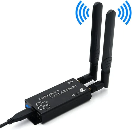 Vista 6 de HLT Adaptador NGFF (M.2) a USB 2.0 (tipo C) con ranura para tarjeta SIM e interfaz de alimentación auxiliar para módulo WWAN/LTE