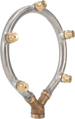 Vista 8 de Boquilla atomizadora, rosca hembra G1/4 pulgadas, 5 cabezales, riego circular ajustable, nebulización, para riego de jardín