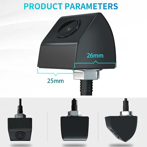 Vista 3 de EWAY Kit de cámara de respaldo de visión trasera para Toyota Camry Corolla RAV4 Prius Avalon 2012-2014 Cámara de marcha atrás a pantalla de radio