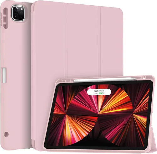 Vista 18 de Soke Funda para iPad Pro 11 (M2) 2022/2021/2020 con soporte para lápices