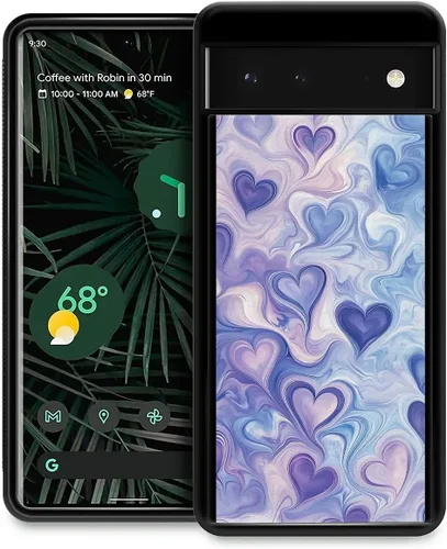 Vista 140 de Compatible con Google Pixel 4A 5G Mobile Case Creative Acrylic Back Panel Silicona Edge Case Slim Protección Especialmente para Google Pixel 4A 5G