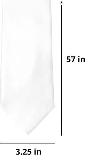 Vista 263 de tiemart Corbata de color sólido para hombre Longitud estándar