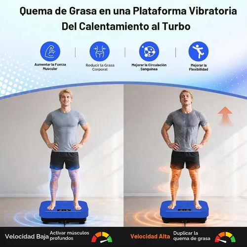 Vista 4 de Homesy Vibration Plate Exercise Machine Shake Plate for Lymphatic Drainage