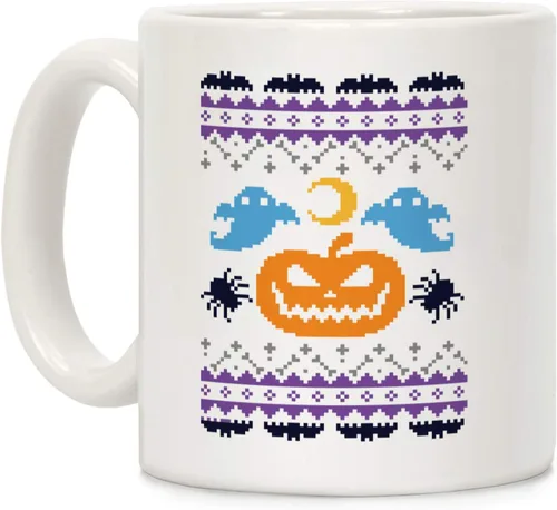 Vista 56 de LookHUMAN Tazas de Halloween Taza de café de Halloween - Tazas de café para decoración ideales para amantes y entusiastas de la decoración - Taza