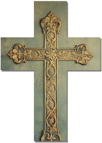 Vista 8 de Imahoocool Placa de madera para colgar en la pared, diseño rústico de madera con cruces, arte de pared para puerta delantera, hogar, cocina, granja