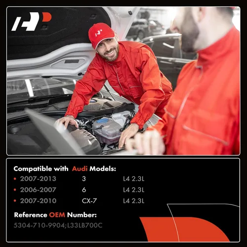 Vista 3 de A-Premium K0422-582 Kit completo de turbocompresor Turbo, con actuador de Wastegate y junta, compatible con Mazda 3 2007-2013, 6 2006-2007, CX-7