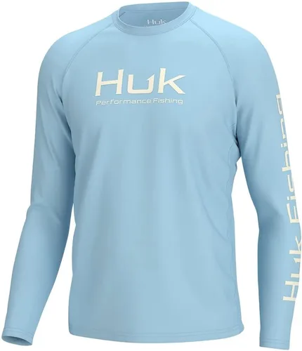 Vista 27 de HUK Camiseta de pesca de manga larga ventilada Pursuit para hombre (+30 UPF)