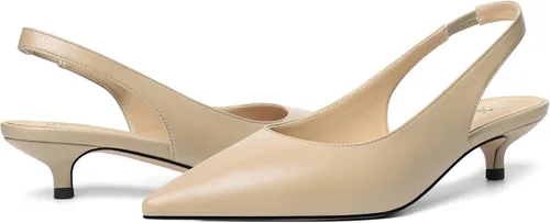 Vista 6 de Zapatos de tacón bajo para mujer, con puntera puntiaguda, sin cordones, de 1.5 pulgadas