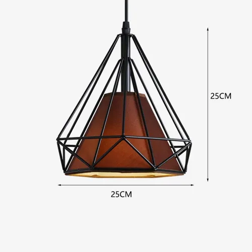 Vista 6 de Vintage Industrial Retro Pendant Light Fixture - E27 Edison Bulb Compatible - Adjustable Height - Ideal for Kitchen Island, Dining Room, and Living