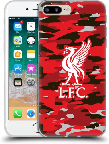 Vista 164 de Head Case Designs Funda de gel con licencia oficial del Liverpool Football Club Away Colourways Crest Camou [protección de grado militar] compatible