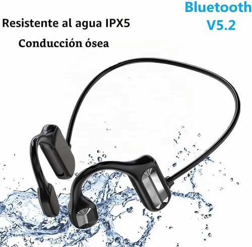 Vista 8 de Auriculares de conducción ósea – 2023 nuevos teléfonos impermeables de conducción ósea con micrófono, auriculares de oreja abierta 5.3, auriculares