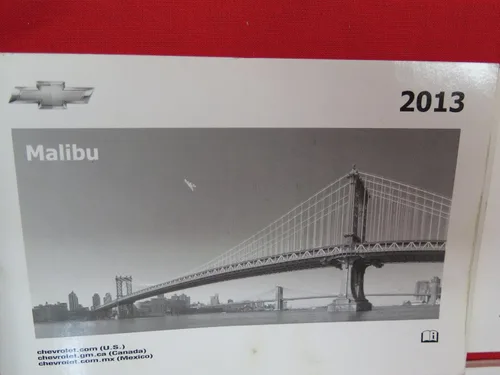 Vista 6 de 2013 Chevrolet Malibu Owners Manual Handbook OEM K02B17012 Tapa blanda – 1 Enero 2013