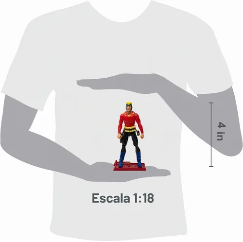 Vista 3 de Boss Fight Studio Hero H.A.C.K.S. Flash Gordon - Figura de acción de cómic – Figura coleccionable altamente articulada y accesorios que incluyen